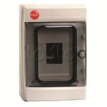 Щиток настенный с дверцей, 4 модуля, IP65, цвет серый DKC 85604