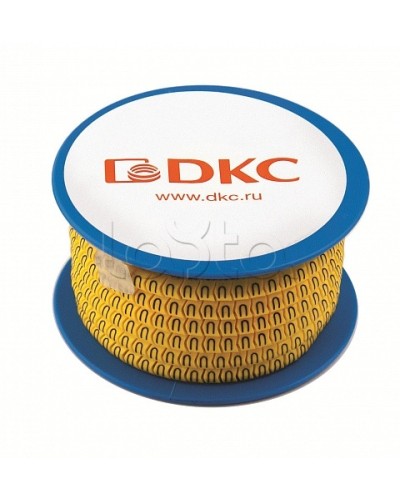 Колечко маркировочное T, 1,3-2,5мм. черное на желтом DKC AZO2TTBY в Нижнем Тагиле Аксессуары для кабель-канала Pintop.ru