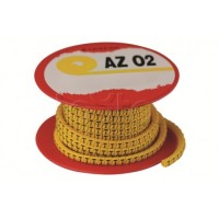 Колечко маркировочное X, 1,3-2,5мм. черное на желтом DKC AZO2XXBY