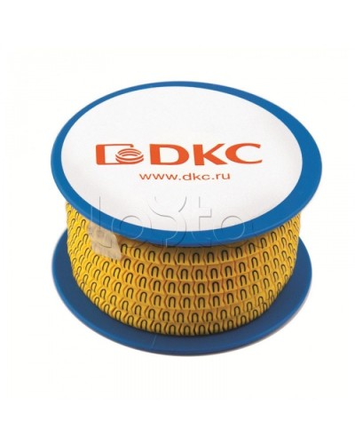 Колечко маркировочное +, 4-8мм. черное на желтом DKC AZS410BY в Нижнем Тагиле Крепежные изделия Pintop.ru