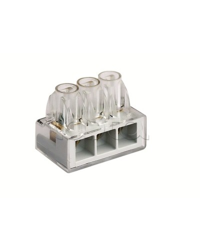 Колодка клеммная соединительная 3х6 мм. DKC B163 в Нижнем Тагиле Клеммные колодки Pintop.ru