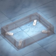 Комплект пластин для фиксации цоколя к полу DKC R5KFP01