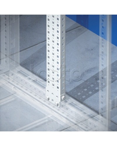 Рейки вертикальные, широкая, для шкафов CQE В=1800мм, 1 упаковка - 2шт. DKC R5PDV18 в Нижнем Тагиле Аксессуары для стоек и шкафов Pintop.ru