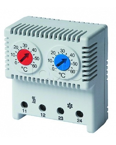 Термостат сдвоенный DKC (R5THRV13) в Нижнем Тагиле Аксессуары для стоек и шкафов Pintop.ru