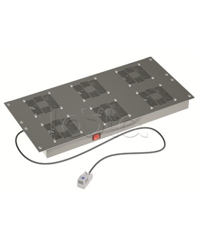 Потолочный вентиляторный модуль, с термостатом 6 вент. для крыши Ш= 600мм DKC R5VSIT6006FT в Нижнем Тагиле Вентиляторные модули Pintop.ru