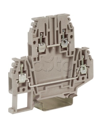 Зажим клеммный проходной 2.5 кв.мм DKC ZDB100GR в Нижнем Тагиле Клеммные колодки Pintop.ru