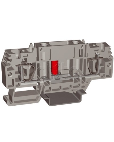 Зажим HSCB.4GR, тестовый с разъединителем, серый , 4 кв.мм DKC ZHB100GR в Нижнем Тагиле Держатели, клипсы, скобы Pintop.ru