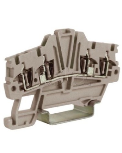 Зажим 1,5 кв.мм синий 2 ввод/2 вывода DKC ZHI420 в Нижнем Тагиле Держатели, клипсы, скобы Pintop.ru