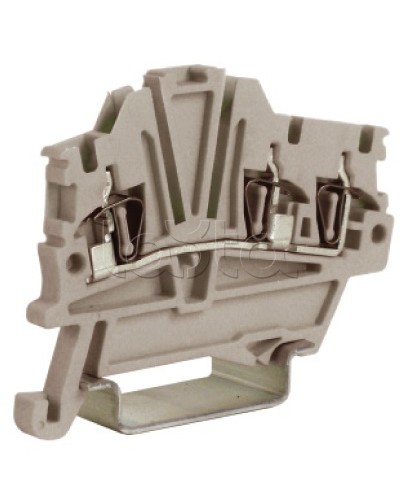 Зажим 1,5 кв.мм серый 1 ввод/2 вывода DKC ZHM410GR в Нижнем Тагиле Держатели, клипсы, скобы Pintop.ru