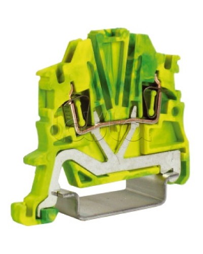 Зажим для заземления, 1,5 кв.мм желто-зеленый DKC ZHT400 в Нижнем Тагиле Держатели, клипсы, скобы Pintop.ru