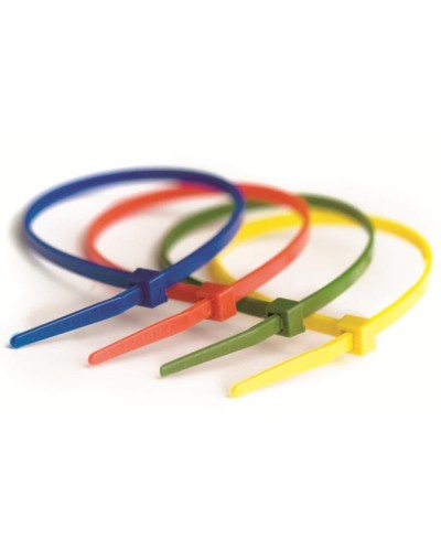 Хомут-стяжка нейлоновый, стандартный PL6.6 3.6х200 мм зеленый DKC 25214CV (100 шт/уп) в Нижнем Тагиле Стяжки-хомуты Pintop.ru