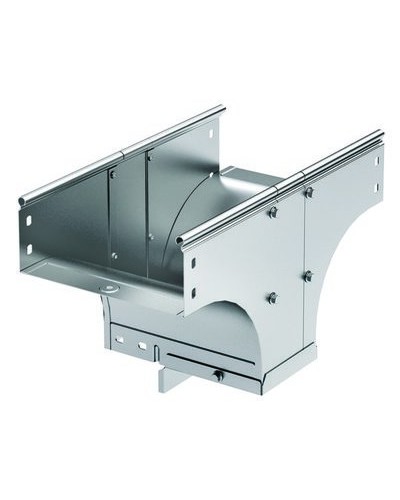 Ответвитель-переходник TDSR T-обр. вертикальный 500/200 в комплекте с крепежными элементами и соединительными в Нижнем Тагиле Аксессуары для лотков Pintop.ru