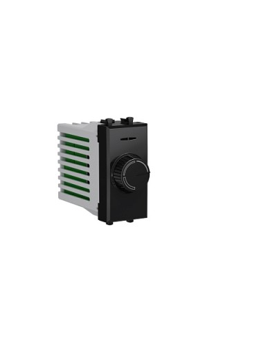 Диммер поворотный Черный квадрат, Avanti, 16A, 1 мод. DKC 4402131 в Нижнем Тагиле Аксессуары для стоек и шкафов Pintop.ru