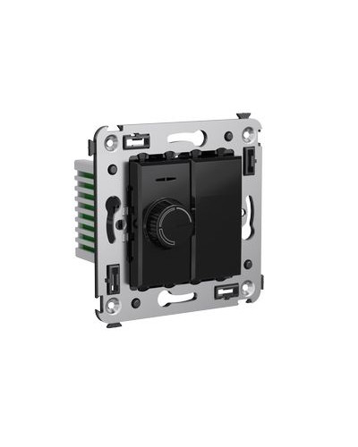 Диммер поворотный в стену, Avanti, Черный квадрат DKC 4402133 в Нижнем Тагиле Аксессуары для стоек и шкафов Pintop.ru