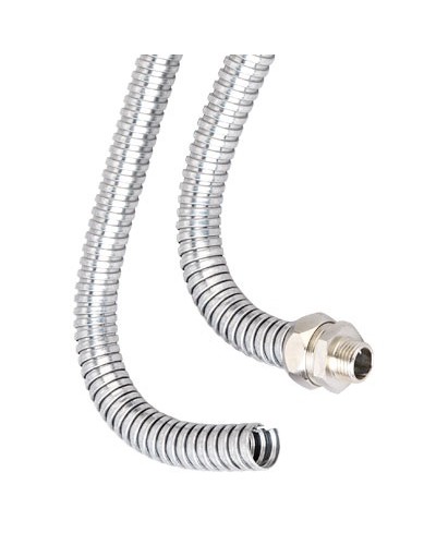 Металлорукав из оц.стали DN 12мм, Dвн 12,0 мм, Dнар 15,0 мм, IP40, 50м DKC (667R1215) в Нижнем Тагиле Металлорукав Pintop.ru