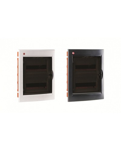 Щиток встраиваемый 24 мод.,IP 41 , черный DKC 82524 в Нижнем Тагиле Аксессуары для стоек и шкафов Pintop.ru