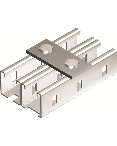 Пластина соединительная, длина 90 мм, 2отв., горячеоцинкованная DKC BMD1011HDZ в Нижнем Тагиле Аксессуары для лотков Pintop.ru