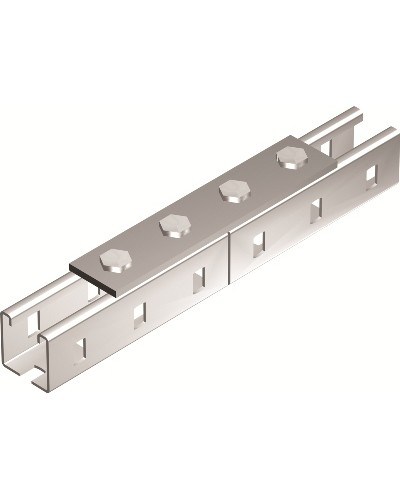 Пластина соединительная, длина 190 мм, 4отв., горячеоцинкованная DKC (BMD1012HDZ) в Нижнем Тагиле Аксессуары для лотков Pintop.ru