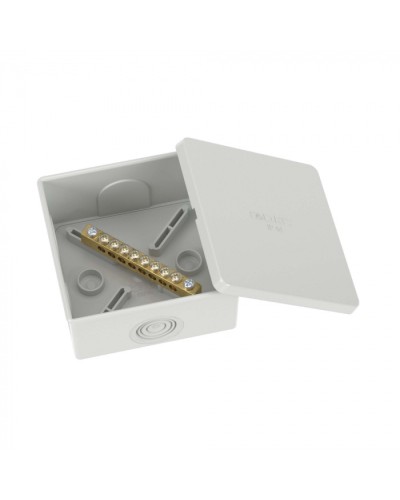 Коробка уравнивания потенциалов, 8 зажимов, 6 вводов д.20мм, 80х80х40мм, IP44 DKC (NE3108) в Нижнем Тагиле Распределительные коробки Pintop.ru