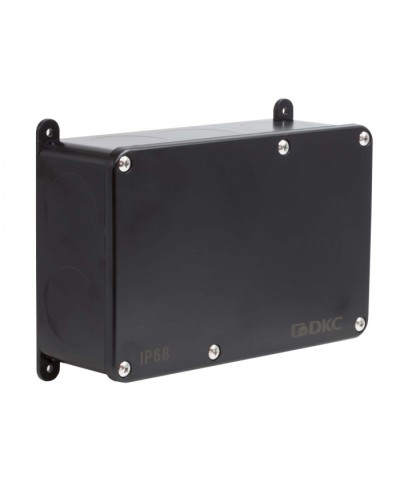 Коробка индустриальная 203х128х69 мм, IP68 с гладкими стенками, черная DKC P68M4017 в Нижнем Тагиле Распределительные коробки Pintop.ru