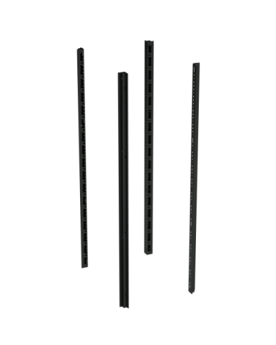 Стойки вертикальные для 19 IT-CQE, В=2000мм, 4шт, RAL9005 DKC (R5KMN20B) в Нижнем Тагиле Аксессуары для стоек и шкафов Pintop.ru