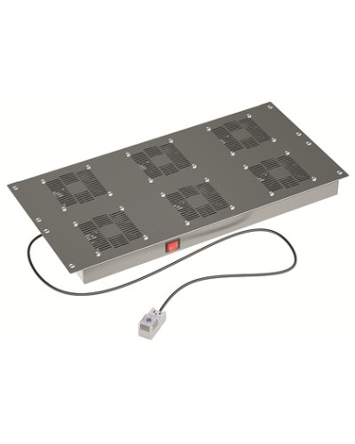 Потолочный вентиляторный модуль, с термостатом 6 вент. для крыши Ш=800мм DKC R5VSIT8006FT в Нижнем Тагиле Вентиляторные модули Pintop.ru