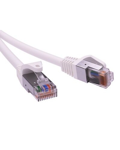 Патч-корд экранированный CAT6 F/UTP 4х2, LSZH, белый, 3м DKC RN6FU4530WH в Нижнем Тагиле Патчкорды (медные) Pintop.ru