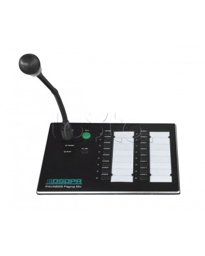 Консоль микрофонная DSPPA PAVA-8008 в Нижнем Тагиле Система оповещения и трансляции Dsppa Pintop.ru