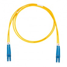 Шнур оптический коммутационный (патч-корд), LC-LC, дуплекс (duplex) OS2, нг(А)-HF, желтый, 5,0 м Datarex DR-220045