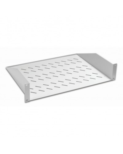 Полка консольная 19, 2U глубина 350мм, нагрузка до 25 кг, сер. Datarex DR-412210 в Нижнем Тагиле Полки для шкафов и стоек Pintop.ru