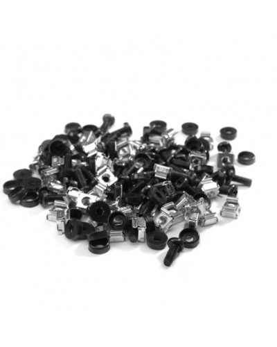 Комплект крепежа М6, винт, пластиковая шайба, гайка, 50 шт Datarex DR-464500 в Нижнем Тагиле Полки для шкафов и стоек Pintop.ru