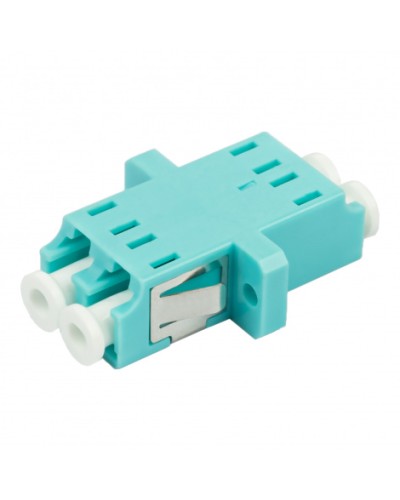 Адаптер оптический проходной LC-LC, OM3, дуплекс (duplex), бирюзовый Datarex DR-541123 в Нижнем Тагиле Коммутационные изделия Pintop.ru