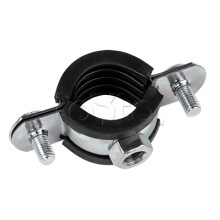 Хомут стальной 1/2" (20-24 мм), с уплотнителем EKF (hsu1012)