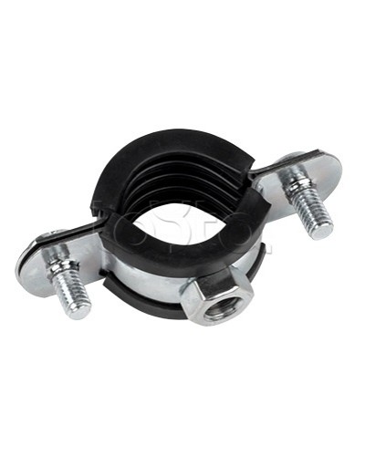 Хомут стальной 1/2 (20-24 мм), с уплотнителем EKF (hsu1012) в Нижнем Тагиле Стяжки-хомуты Pintop.ru