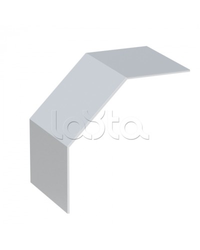 Крышка на угол 90 градусов верт. внеш. лестн. усиленная 100x400 мм (2 мм) HDZ EKF (kvoltp90100400-2-HDZ) в Нижнем Тагиле Аксессуары для лотков Pintop.ru