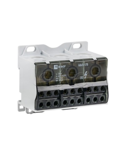 Блок распределительный КБР тройной 175A EKF PROxima (kbr3-175) в Нижнем Тагиле Боксы для автоматов Pintop.ru