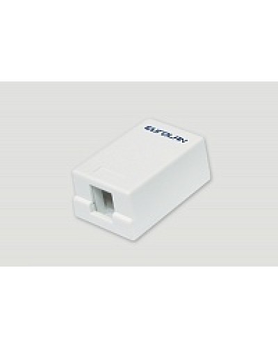 Коробка настенная EuroLan 12B-00-01WT в Нижнем Тагиле Розетки компьютерные и телефонные Pintop.ru