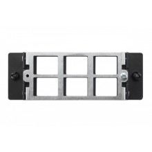 Планка Q-SLOT 6 × Keystone UTP/FTP Eurolan (27M-00-00-06BL)