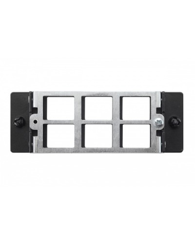 Планка Q-SLOT 6 × Keystone UTP/FTP Eurolan (27M-00-00-06BL) в Нижнем Тагиле Патч панель Pintop.ru