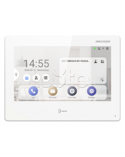 IP видеодомофон Hikvision DS-KH9310-WTE1(B) в Нижнем Тагиле Абонентские IP устройства Pintop.ru