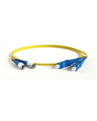 Патч-корд волоконно-оптический Hyperline FC-D2-9-SC/UR-SC/UR-H-20M-LSZH-YL в Нижнем Тагиле Патч-корды оптические Pintop.ru