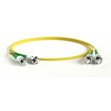 Патч-корд волоконно-оптический Hyperline FC-D2-9-ST/AR-ST/AR-H-2M-LSZH-YL