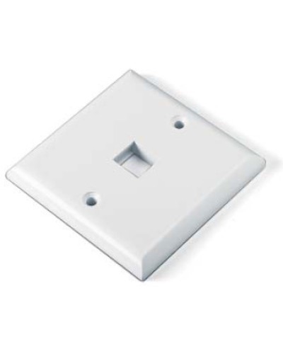 Панель лицевая для 1 вставки Hyperline FP-E-1-WH в Нижнем Тагиле Аксессуары для кабель-канала Pintop.ru