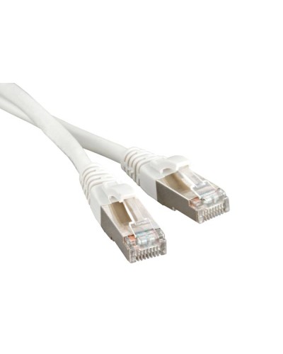 Патч-корд экранированный Hyperline PC-LPM-STP-RJ45-RJ45-C5e-1M-LSZH-WH в Нижнем Тагиле Патчкорды (медные) Pintop.ru