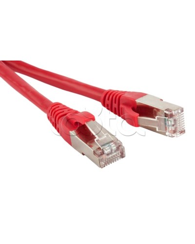 Патч-корд RJ45-RJ45, 4 пары, STP, кат.5е, LSZH (2м) Hyperline PC-LPM-STP-RJ45-RJ45-C5e-2M-LSZH-RD в Нижнем Тагиле Патчкорды (медные) Pintop.ru