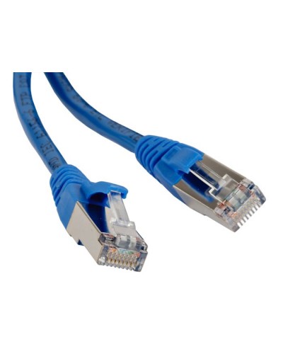Патч-корд экранированный Hyperline PC-LPM-STP-RJ45-RJ45-C5e-3M-LSZH-BL в Нижнем Тагиле Патчкорды (медные) Pintop.ru