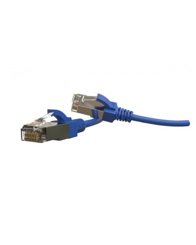 Патч-корд S/FTP Hyperline (PC-LPT-SFTP-RJ45-RJ45-C6-2M-LSZH-BL) в Нижнем Тагиле Патчкорды (медные) Pintop.ru