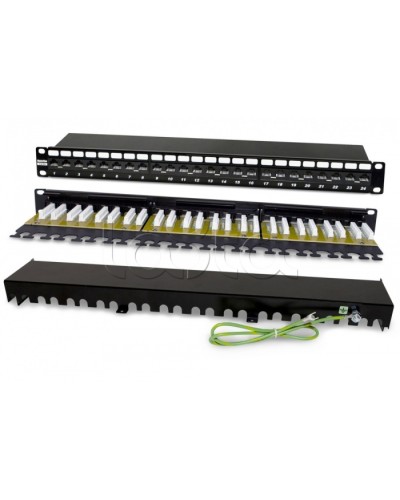 Патч-панель Hyperline PP2-19-24-8P8C-C6A-110D в Нижнем Тагиле Патч панель Pintop.ru