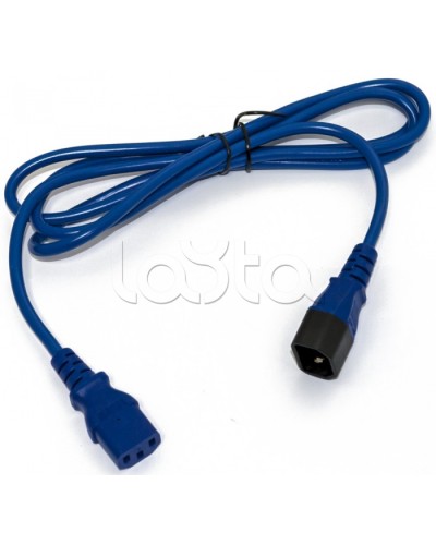 Кабель питания монитор-компьютер Hyperline PWC-IEC13-IEC14-3.0-BL в Нижнем Тагиле Патч-корды и пигтейлы Pintop.ru