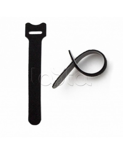 Хомут для кабеля, липучка с мягкой застежкой Hyperline WASN-180-BK-10 в Нижнем Тагиле Стяжки-хомуты Pintop.ru